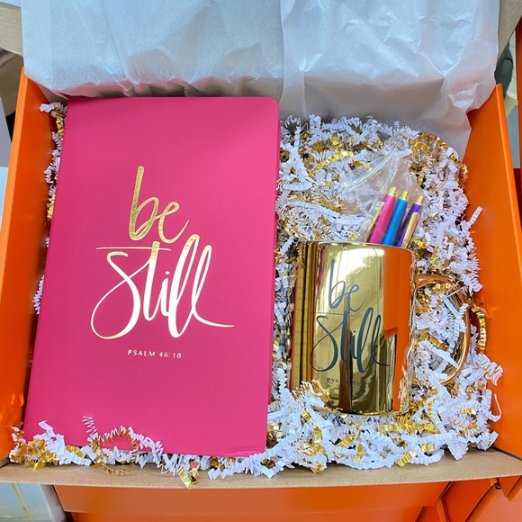 Journal Mug Set - Etsy Be Still Gift Set Pink Journal Pen & Mug Set